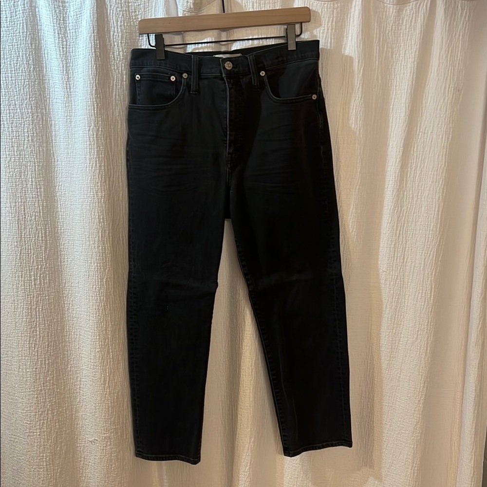 Madewell Classic Straight Black Jeans